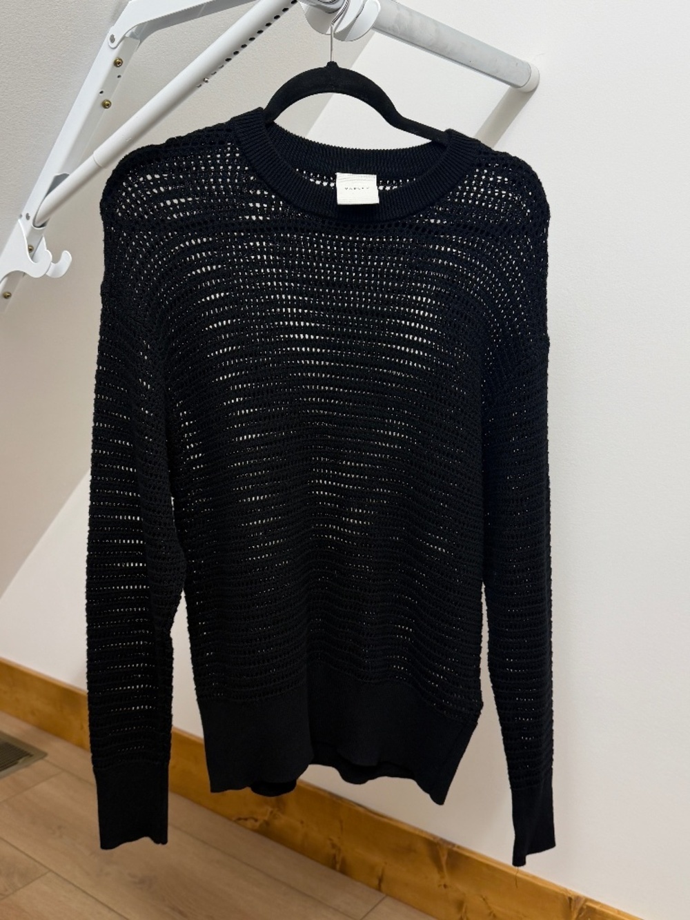REVOLVE Varley Open Knit Sweater Womens Size XS Long Sleeve Crew Neck